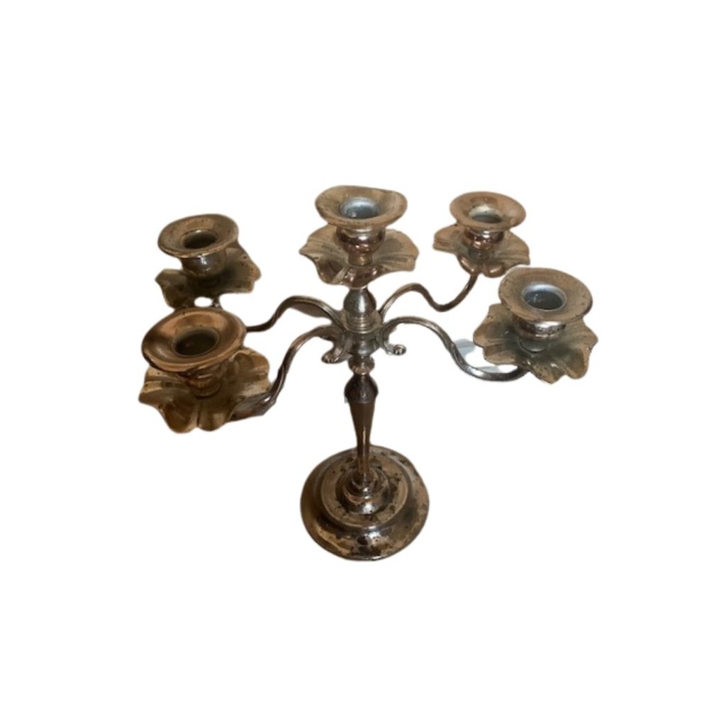 Silver Plated Candle Holder